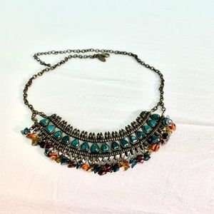 Green beaded necklace